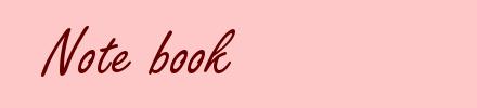 Note book